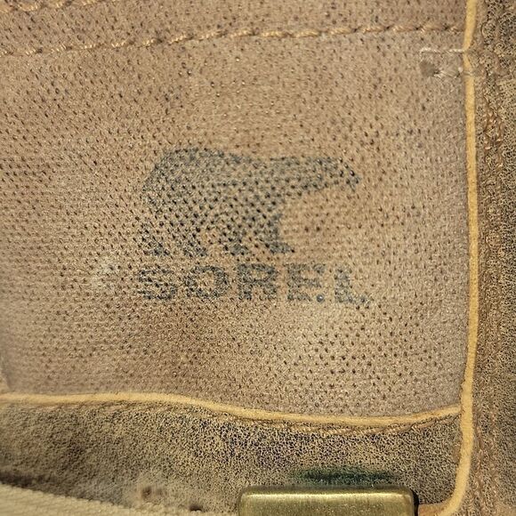 Sorel Major Carly Brown Leather Zip/Lace Up Women's Boots - Picture 12 of 15